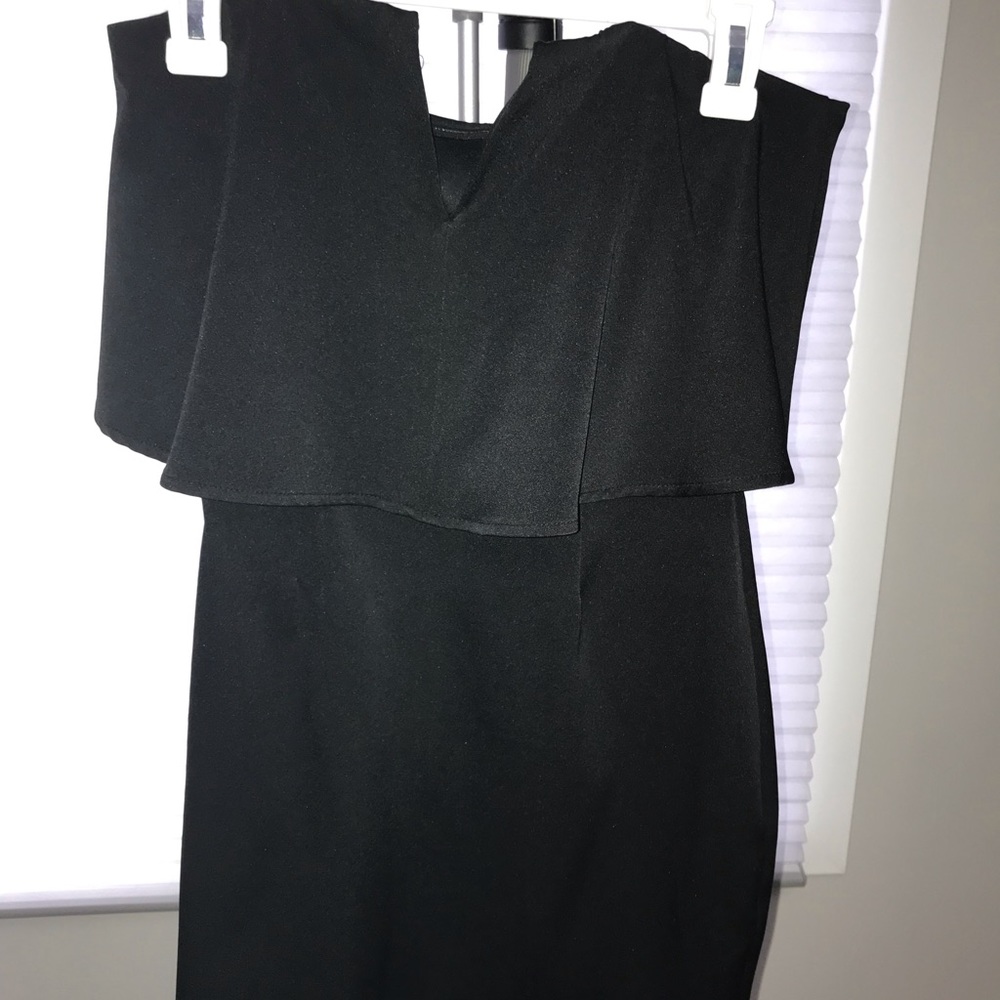 Black Strapless Dress